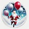 christmas clipart various illustrations , clipart xmas ,christmas idea. christmas design stickers , santa, cute stickers