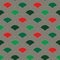 Christmas color fish scale wallpaper. Asian traditional ornament with scallops. Seamless pattern with semicircles