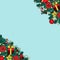Christmas Colorful Angular Composition