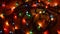 Christmas colorful flashing lights