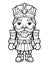 Christmas Colouring page Toy Soldier