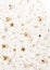 Christmas composition background pattern from gold and white Christmas decorations