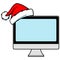 Christmas Computer Monitor