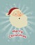 Christmas Concept: Santa\'s Surprised Merry Christmas Wish