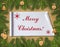 Christmas congratulatory background.