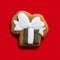 Christmas cookie festive dessert gift box red