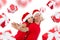 Christmas couple creative disign