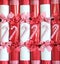 Christmas crackers background.