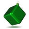 Christmas cube ball green New Year souvenir decoration green