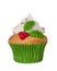 Christmas cupcake