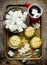 Christmas cupcakes gingerbread men cookies marshmallow coffee -