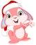 Christmas cute bunny