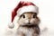 Christmas cute bunny, christmas gifts, portrait, adorable