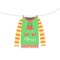 Christmas cute elf sweater vector hand drawing