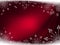 Christmas dark red composition with beautiful gorgeous snowflakes