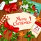 Christmas Day, winter holiday greeting card design