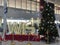 Christmas decor at Pearson International Airport in Toronto, Canada