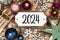 Christmas Decor, Wooden And Colorful With Text 2024