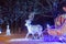 Christmas decoration deer lights night ornament