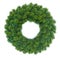 Christmas decoration evergreen wreath white background