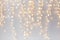 Christmas decoration or garland lights bokeh