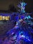 Christmas decoration on a house, wreath, on the dorr in the North