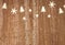 Christmas Decoration Over Wooden Background