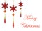 Christmas Decorations with Merry Christmas Text