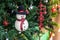 Christmas decorations,Snowman on the Christmas tree