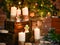 Christmas decorative candles
