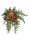 Christmas Decorative Display with Holly and Winter Flora