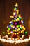 Christmas Defocused Lights, Xmas Tree, Blurred Holiday Abstract