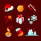 Christmas detailed icons