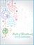 Christmas doodle greeting card, eps10