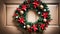 Christmas door wreath