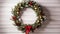 Christmas door wreath