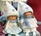 Christmas dwarf dolls with white cap