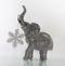 Christmas elephant with snow star