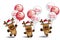 Christmas Elks Balloons