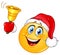 Christmas emoticon with bell