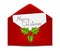 Christmas envelope