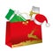 Christmas envelope with gift packs