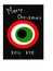 Christmas evil eye symbol vector with text merry Christmas