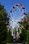 Christmas Ferris Wheel at Santas Village amusement park in Jefferson, New Hampshire