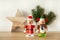 Christmas figures reindeer Santa Claus toys