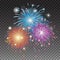 Christmas Fireworks festival transparent wallpaper