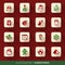 Christmas Flat Icons Set