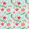 Christmas Floral Background