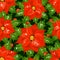 Christmas flowers seamless background