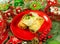 Christmas food Stuffed cabbage